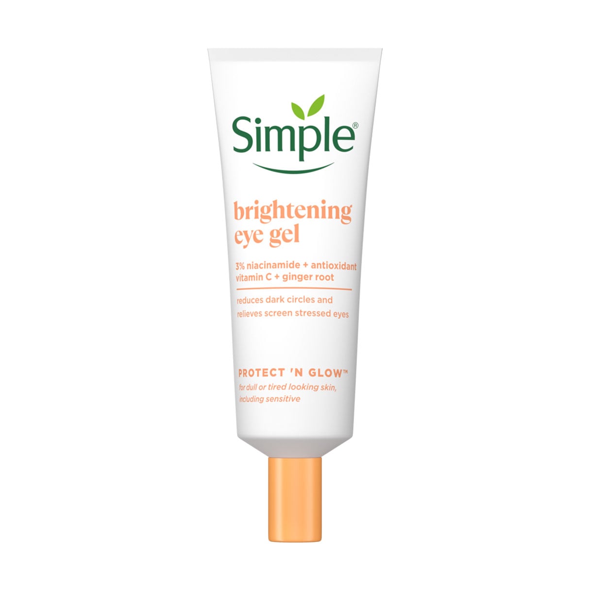 Освітлювальний гель для шкіри навколо очей Simple Protect n Glow Brightening Eye Gel, 25 мл